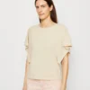 ESPRIT Stitch - T-Shirt Basic - Sand