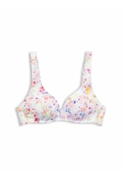 ESPRIT Wattiertes Mit Floralem Print - Bikinitop - Teal Blue -Esprit 01d1e0f7302e4c11b6425ea31b861801