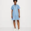 Edc By Esprit Dress - Spijkerjurk - Blue Medium Wash