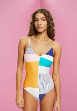 ESPRIT Mit Wattierten Cups Und Mustermix - Badpak - Sand -Esprit 0345ab65bd0a47038487a325658c92e2