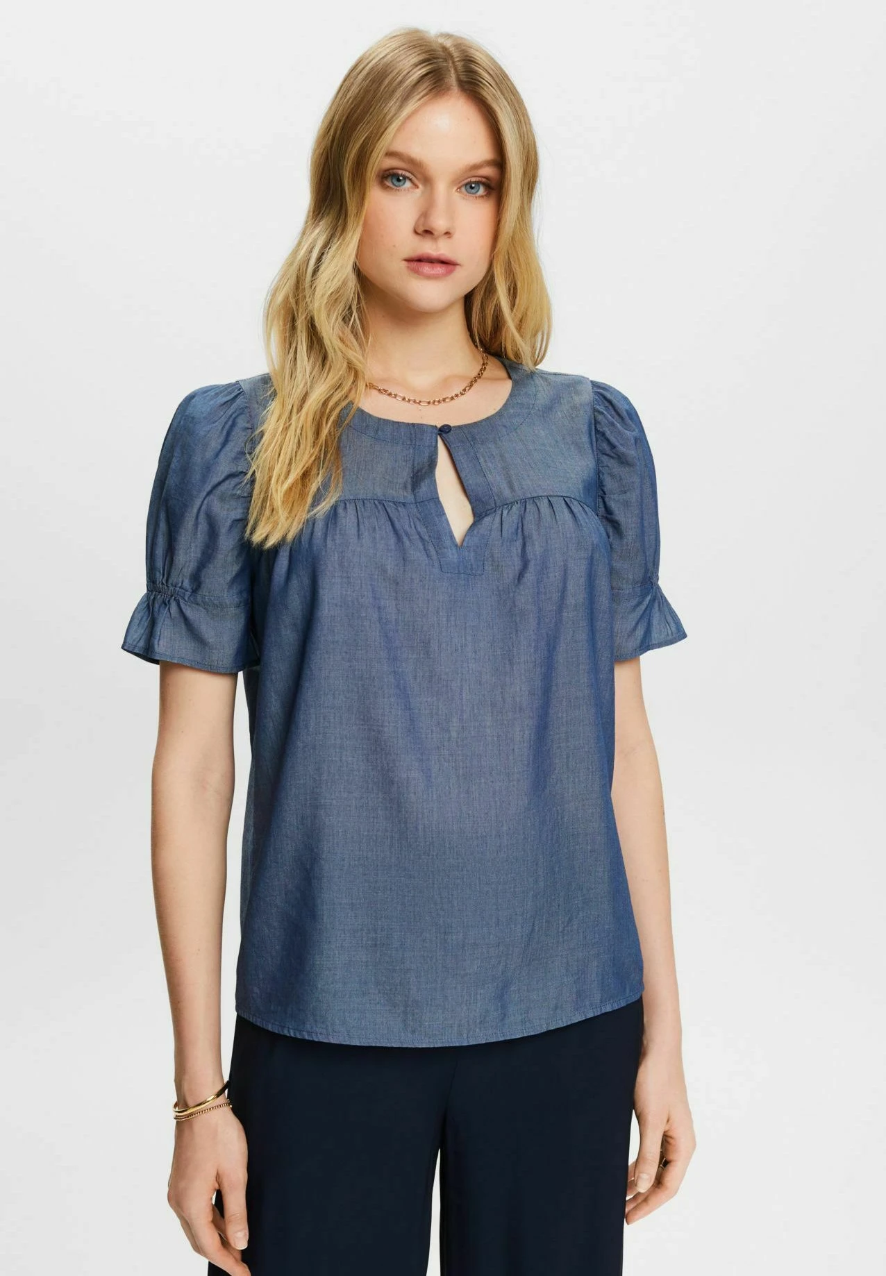 Edc By Esprit Blouse - Ink 1 Edc By Esprit Blouse - Ink