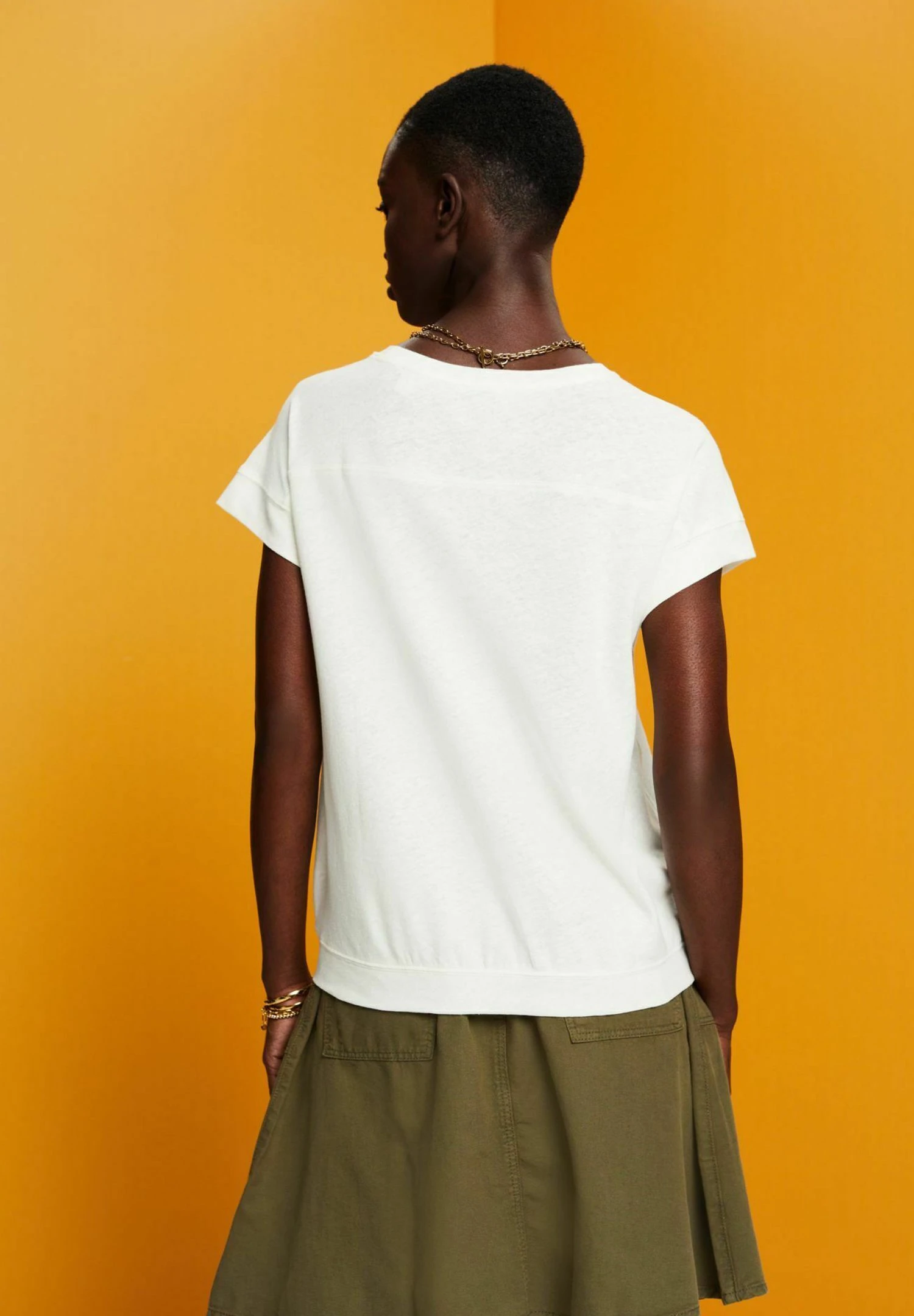 ESPRIT T-Shirt Basic - Ice 3 ESPRIT T-Shirt Basic - Ice - Afbeelding 3