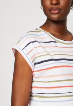 ESPRIT Stripe - T-Shirt Print - White -Esprit 080e6d4a3c3546f99ee9a671a32dc45b scaled