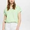 ESPRIT Mit V Ausschnitt - T-Shirt Basic - Citrus Green