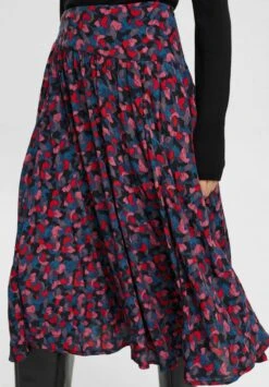 ESPRIT Geraffter Mit Print - Plooirok - Pink -Esprit 09e9e079359f4dfbb2000b5046b24eed