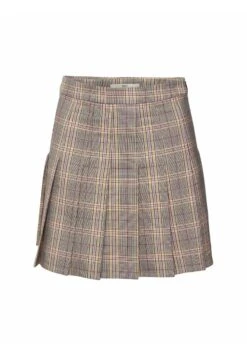 Edc By Esprit Mit Karomuster - A-Lijn Rok - Beige -Esprit 0b6e730753bd44a7a2f27fe49db0459f