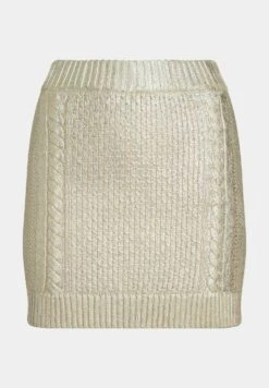 ESPRIT Mit Zopfmuster Im Metallic-Look - A-Lijn Rok - Gold -Esprit 0c01600e83eb4c23a99d2219d8f6fb7e