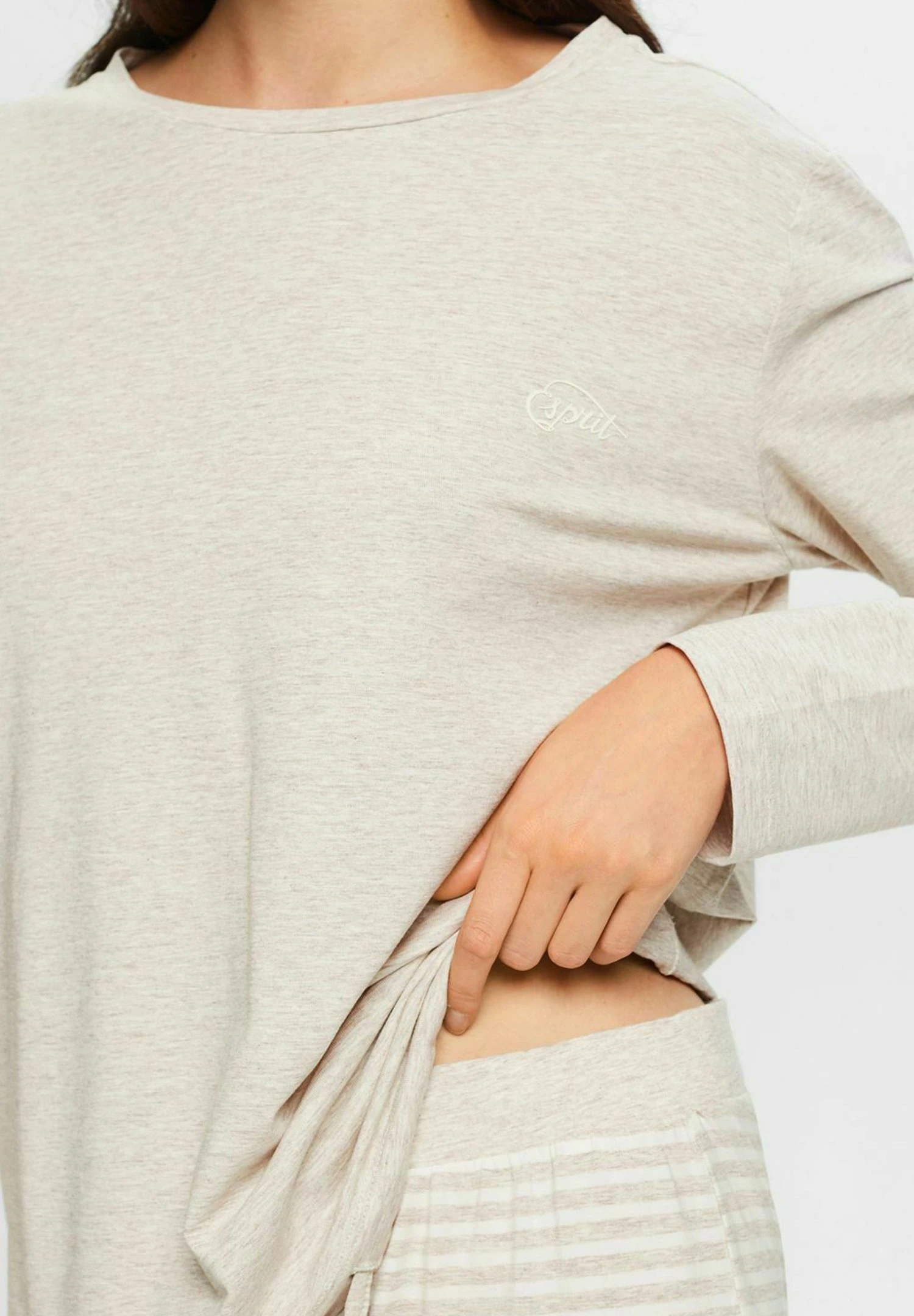 ESPRIT Set - Pyjama - Sand 4 ESPRIT Set - Pyjama - Sand - Afbeelding 4