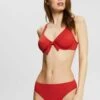 ESPRIT Unwattierter- Bikinitop - Red