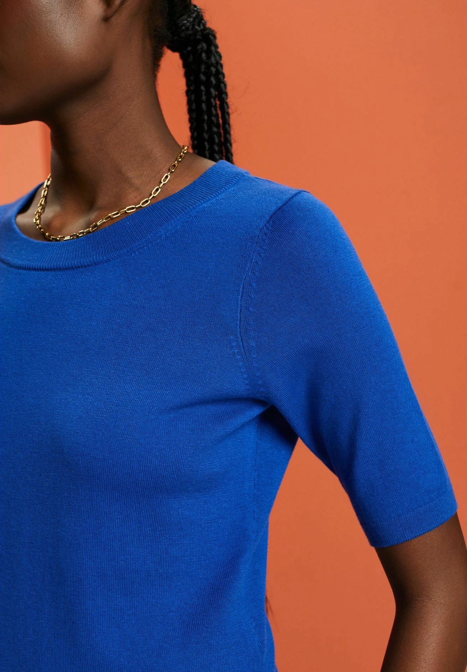 ESPRIT T-Shirt Basic - Ink 4 ESPRIT T-Shirt Basic - Ink - Afbeelding 4