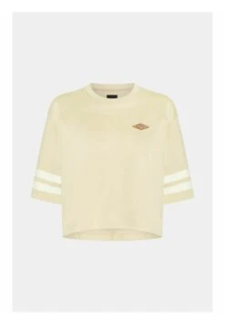 ESPRIT Cropped College Mit Logo - T-Shirt Print - Light Beige -Esprit 0f4a717328ca4747abd691a3f3c567ba