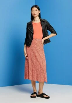 ESPRIT T-Shirt Print - Coral Orange -Esprit 106f6230671b441d85608067b33a9113