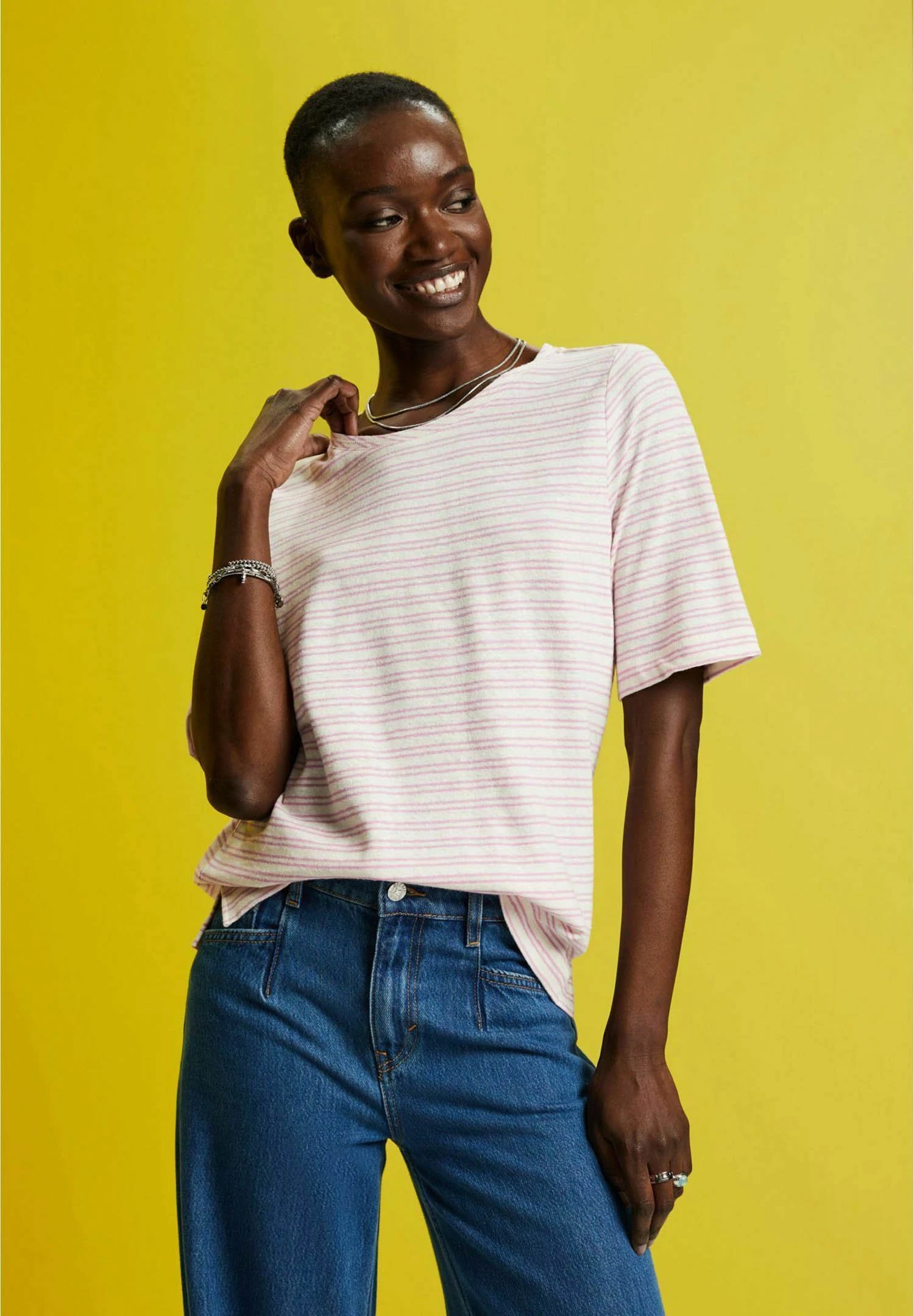 ESPRIT T-Shirt Print - Lilac 4 ESPRIT T-Shirt Print - Lilac - Afbeelding 4