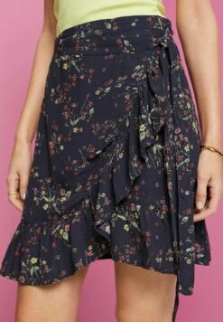 Edc By Esprit Light- A-Lijn Rok - Dark Blue -Esprit 149ff92835e64e4eb4e0836f3aae39d2