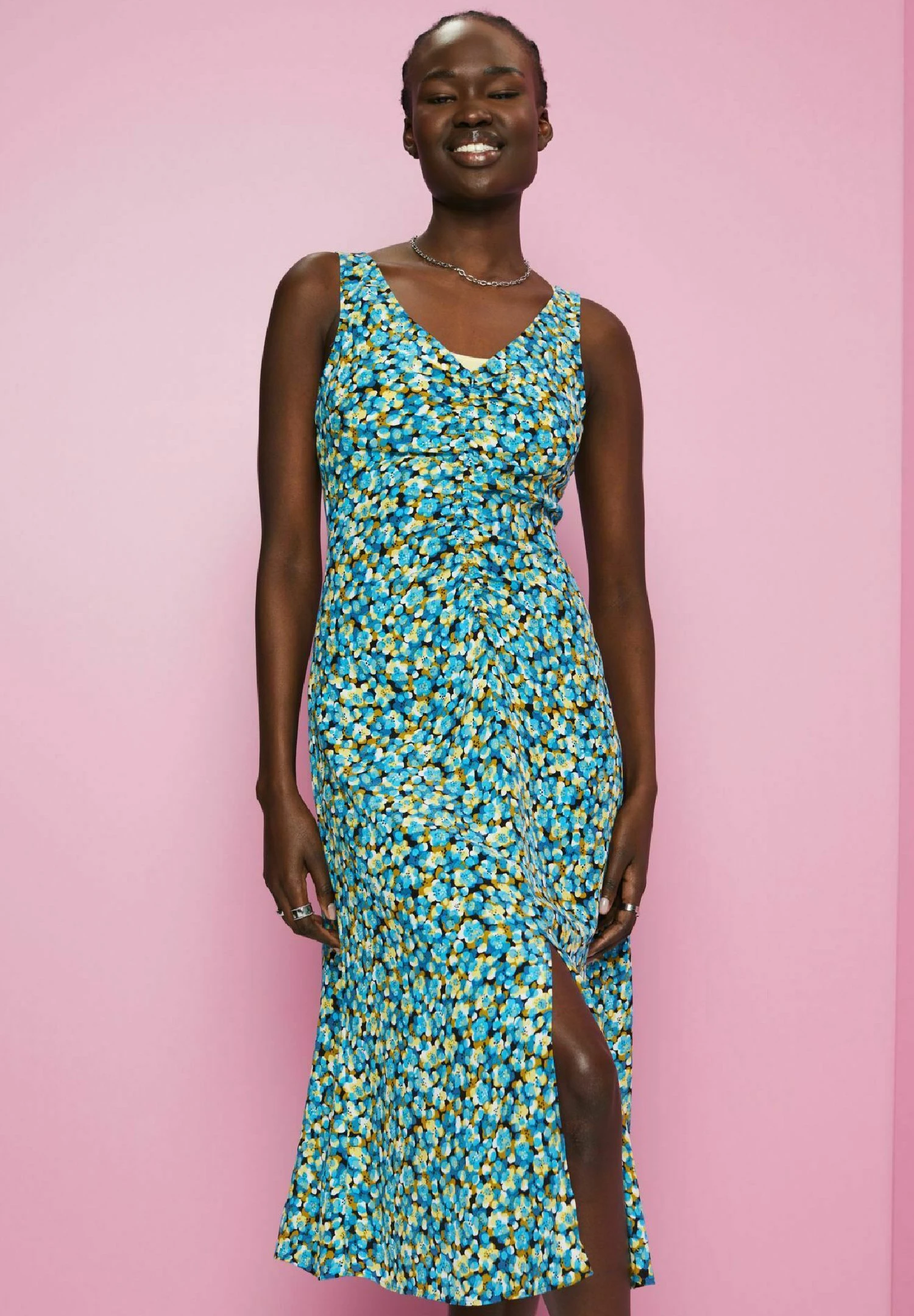 ESPRIT Dress - Jurk - Turquoise 2 ESPRIT Dress - Jurk - Turquoise - Afbeelding 2