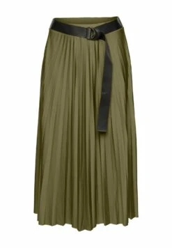 ESPRIT Mit Gürtel - A-Lijn Rok - Dark Khaki -Esprit 16a0ef2829d840cd87a402914f60ea9f