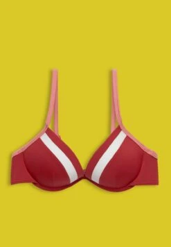 ESPRIT Tayrona Par Padded Plunge- Bikinitop - Dark Red -Esprit 178acd902d5147bf937f0489b869f190