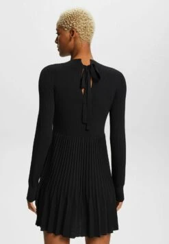 ESPRIT Mit Rundhals - Gebreide Jurk - Black -Esprit 17f8c44bd4954f7c868a8317b28d6299