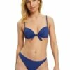 ESPRIT Lagoon Beach Wattierter Bügelloser Plunge - Bikinitop - Ink
