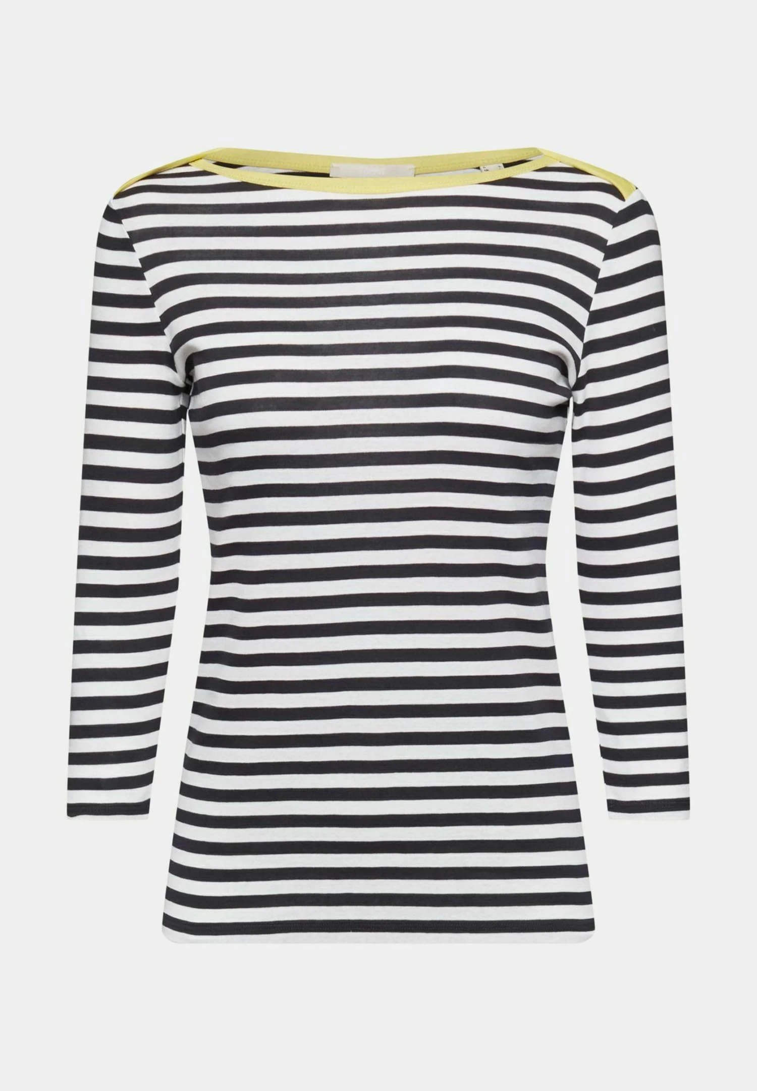 Edc By Esprit Full Needle Striped 3/4 Sleeve Tee - Longsleeve - Navy Blue 7 Edc By Esprit Full Needle Striped 3/4 Sleeve Tee - Longsleeve - Navy Blue - Afbeelding 7