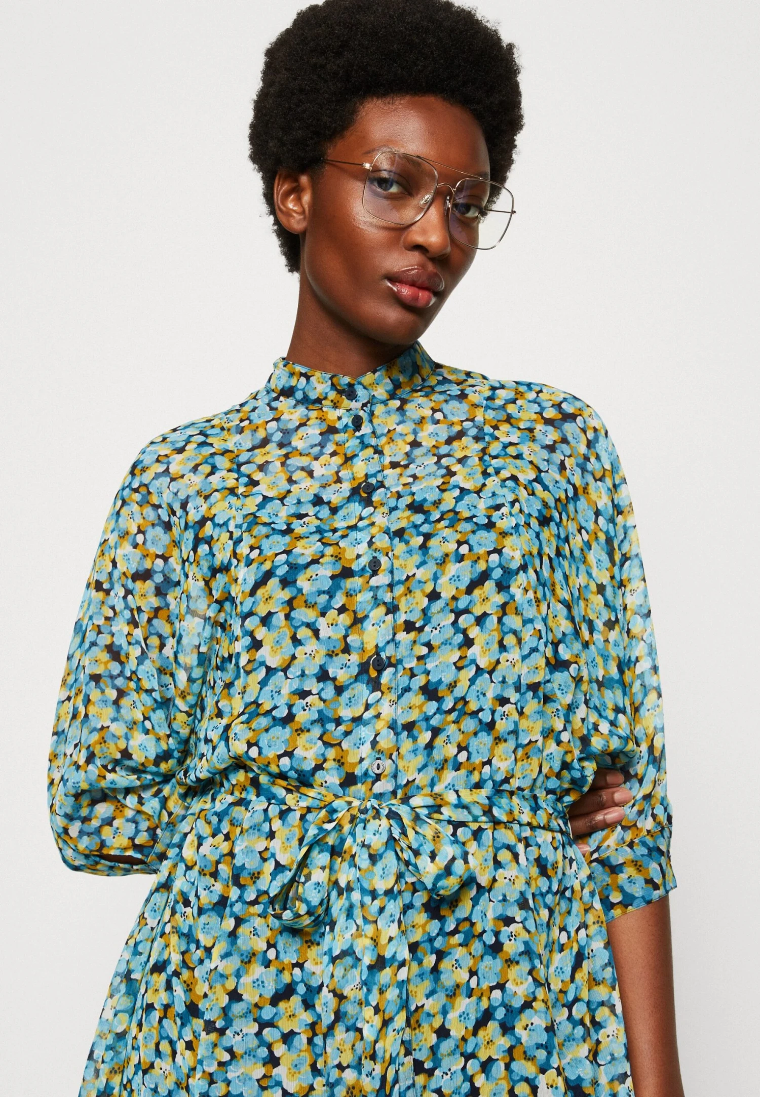 ESPRIT Blousejurk - Turquoise 4 ESPRIT Blousejurk - Turquoise - Afbeelding 4