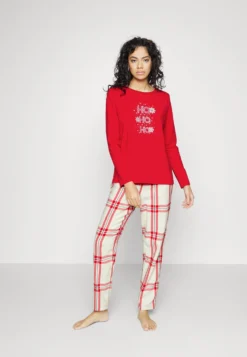 ESPRIT X-Mas Combi - Pyjama - Dark Red