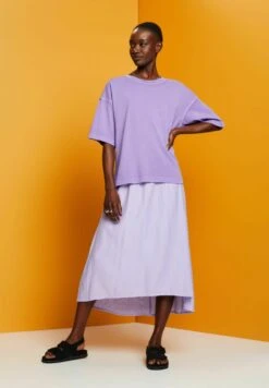 ESPRIT Oversize - T-Shirt Basic - Purple -Esprit 1d4b7c145ff34355b7562a0730d33410