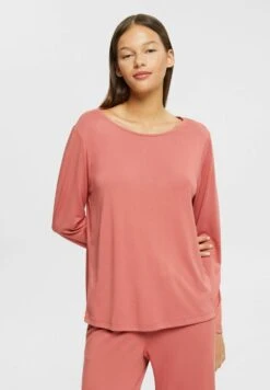 ESPRIT Pyjamashirt - Terracotta