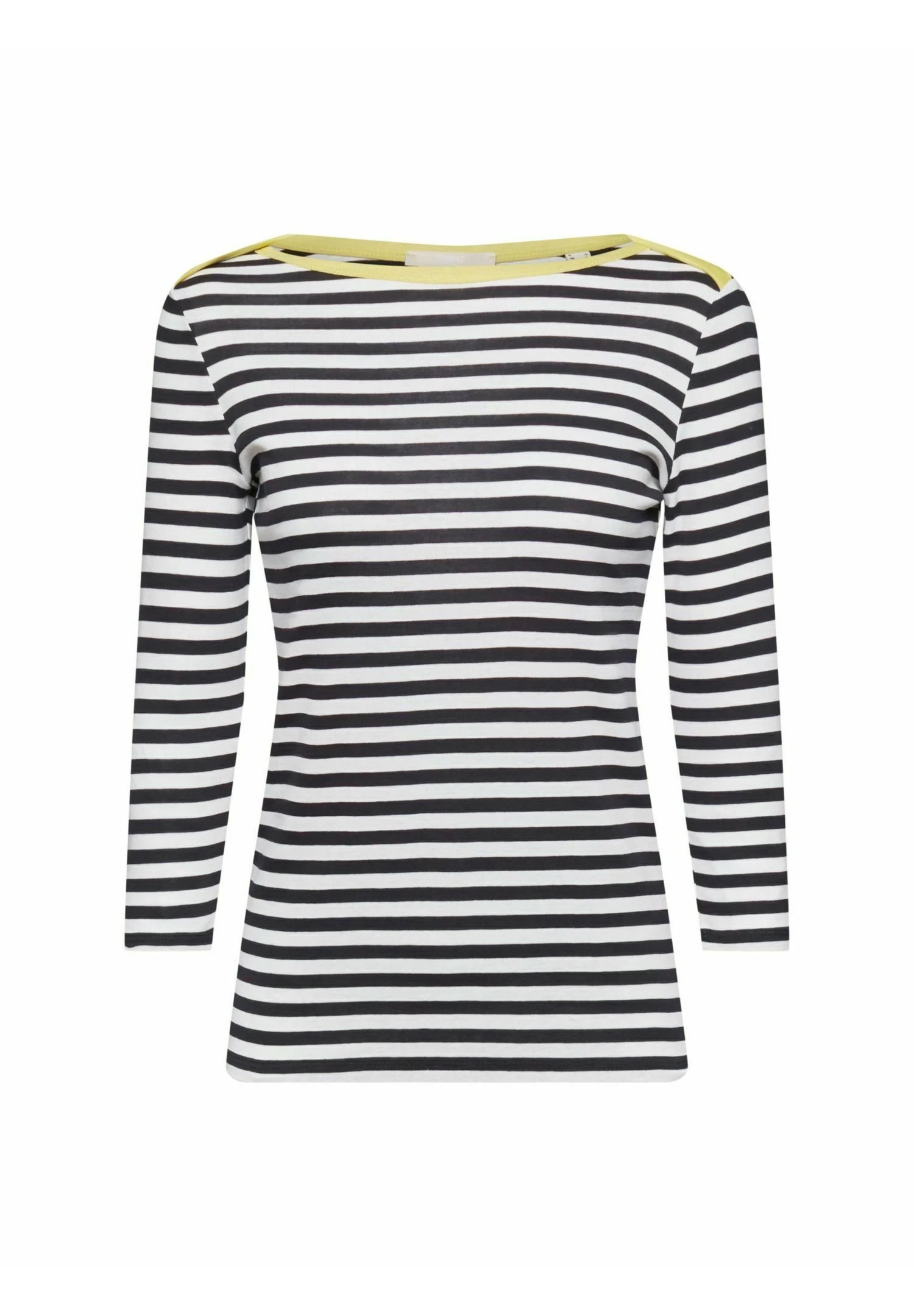 Edc By Esprit Full Needle Striped 3/4 Sleeve Tee - Longsleeve - Navy Blue 5 Edc By Esprit Full Needle Striped 3/4 Sleeve Tee - Longsleeve - Navy Blue - Afbeelding 5