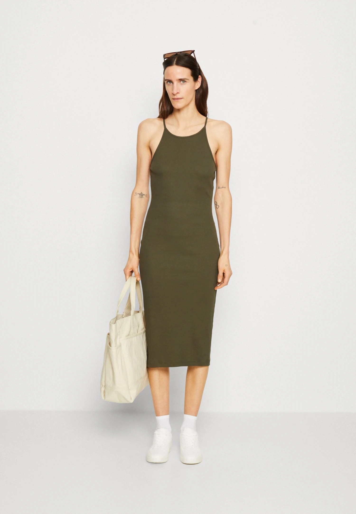 Edc By Esprit Etui-Jurk - Dark Khaki 2 Edc By Esprit Etui-Jurk - Dark Khaki - Afbeelding 2