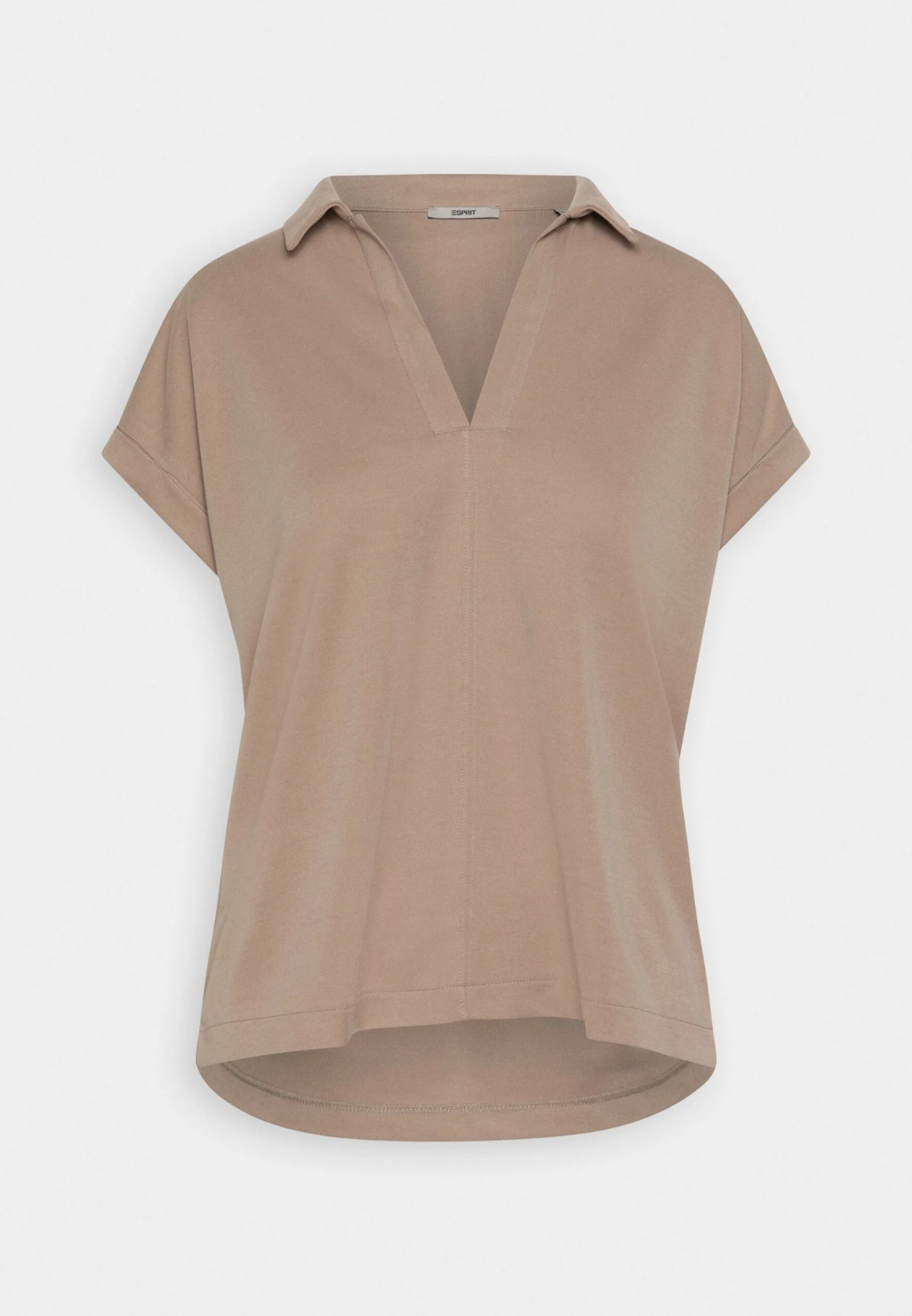 ESPRIT T-Shirt Basic - Taupe 4 ESPRIT T-Shirt Basic - Taupe - Afbeelding 4