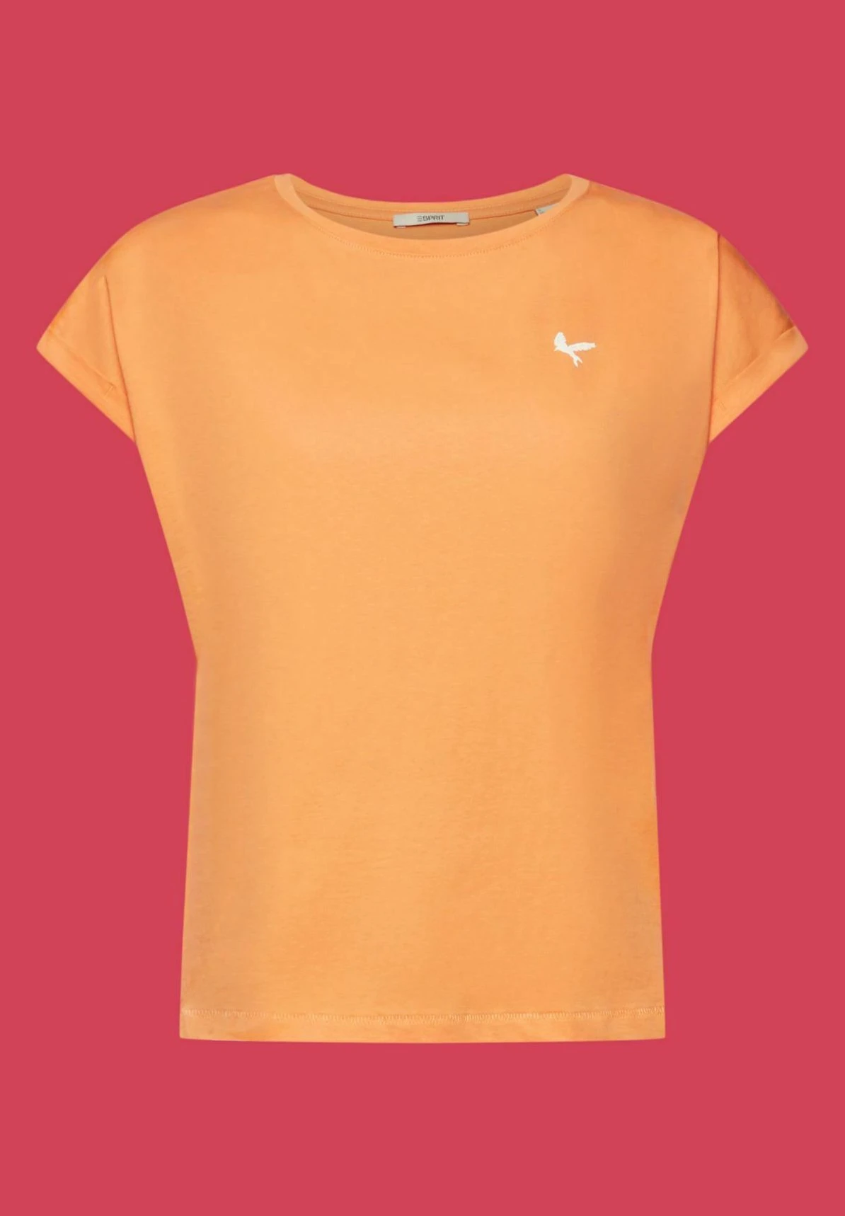 ESPRIT T-Shirt Basic - Orange 10 ESPRIT T-Shirt Basic - Orange - Afbeelding 10