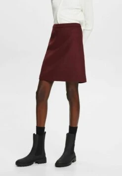 ESPRIT Regular Fit - A-Lijn Rok - Aubergine