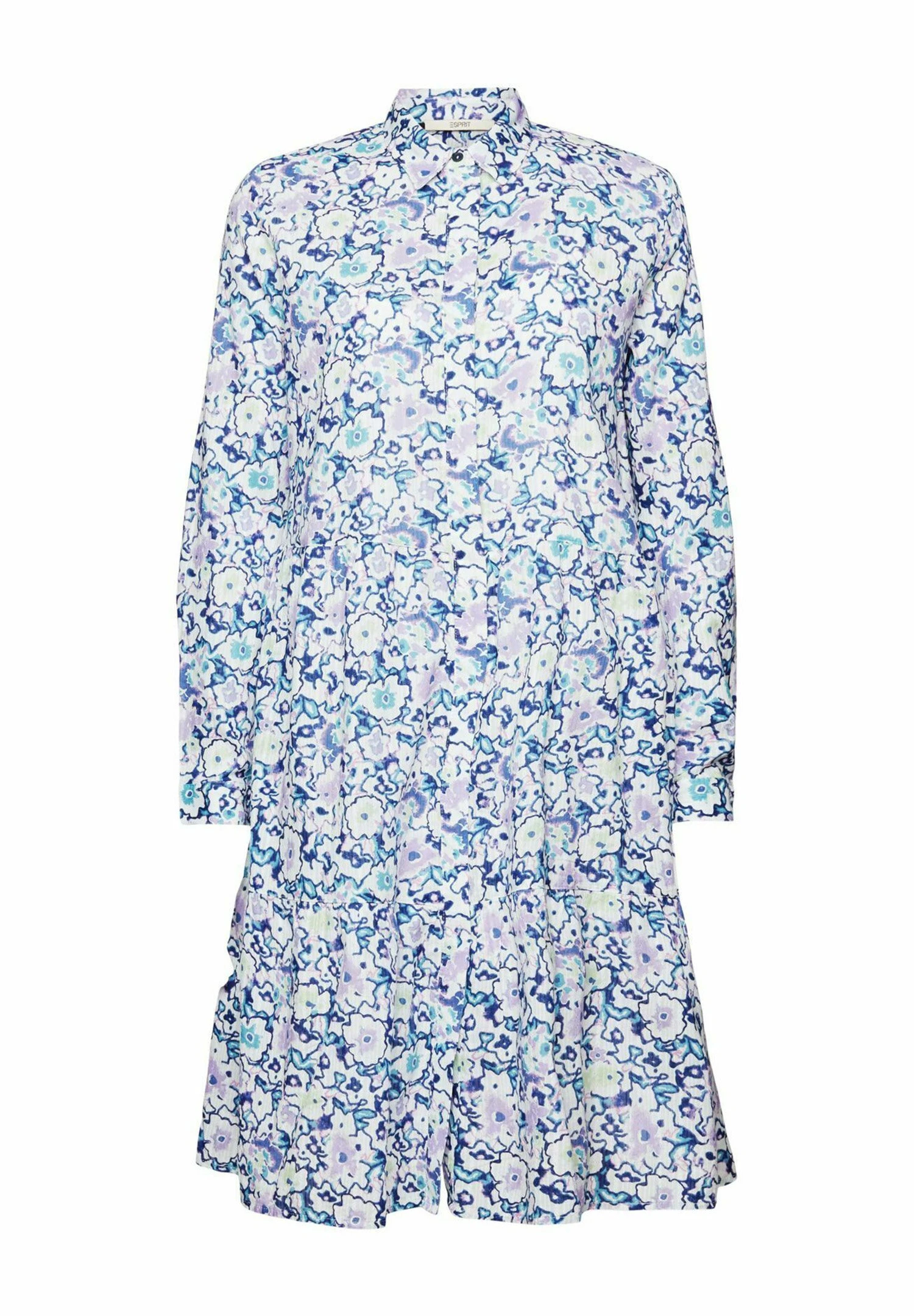 ESPRIT Mit Floralem Allover - Blousejurk - White 6 ESPRIT Mit Floralem Allover - Blousejurk - White - Afbeelding 6