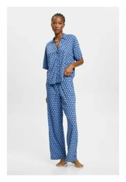 ESPRIT Set Mit Pünktchenprint - Pyjama - Dark Blue