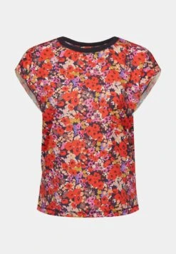 ESPRIT Mit Floralem Allover-Muster - T-Shirt Print - Navy -Esprit 2651a907bc9b4390b92fdc2add0183d1