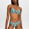 ESPRIT WattiertesMit Allover-Muster - Bikinitop - Green