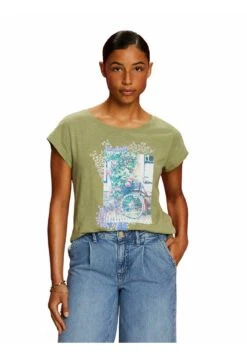 Edc By Esprit T-Shirt Print - Light Khaki