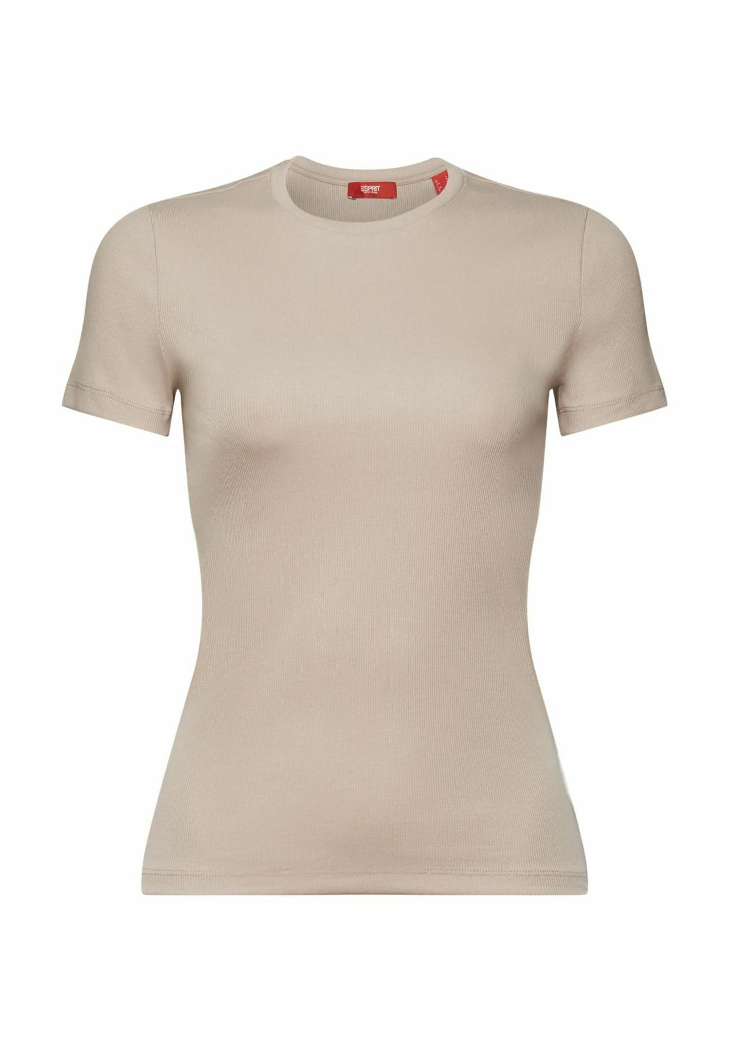ESPRIT T-Shirt Basic - Light Taupe 8 ESPRIT T-Shirt Basic - Light Taupe - Afbeelding 8