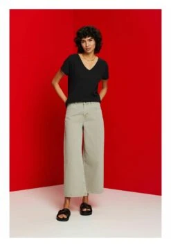 Edc By Esprit Mit V Ausschnitt - T-Shirt Basic - Black -Esprit 2c7f56c347f245abb61ae6654b4dbd7f