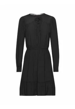 ESPRIT Mini Mit Bindedetail - Jurk - Black -Esprit 2e4a762878d94ed08f8075d065d97a8a