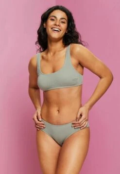 ESPRIT Recycelt Unwattiertes Bügelloses - Bikinitop - Khaki Green -Esprit 2efcff2a0a7a4e9f86f3496f1338d245