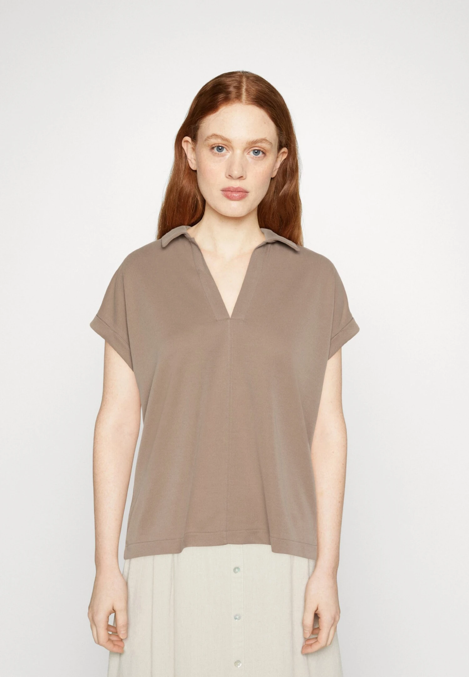 ESPRIT T-Shirt Basic - Taupe 1 ESPRIT T-Shirt Basic - Taupe