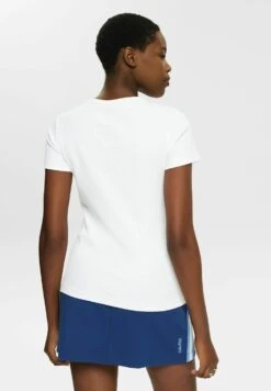 ESPRIT Mit Rundhalsausschnitt - T-Shirt Basic - White -Esprit 312a6aeccdb446119f0386978fabc142