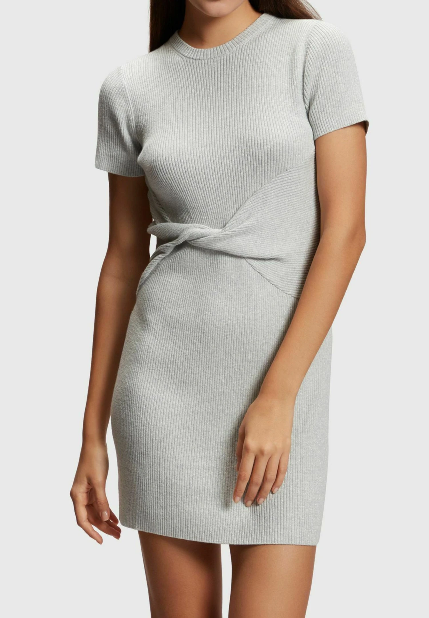 ESPRIT Mit Twist Effekt - Etui-Jurk - Silver 1 ESPRIT Mit Twist Effekt - Etui-Jurk - Silver