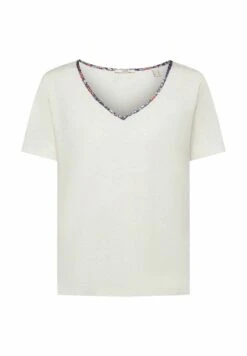 ESPRIT Mit Geblümtem V Ausschnitt - T-Shirt Print - Ice -Esprit 32f96d251b004c92bda86643bd46342b