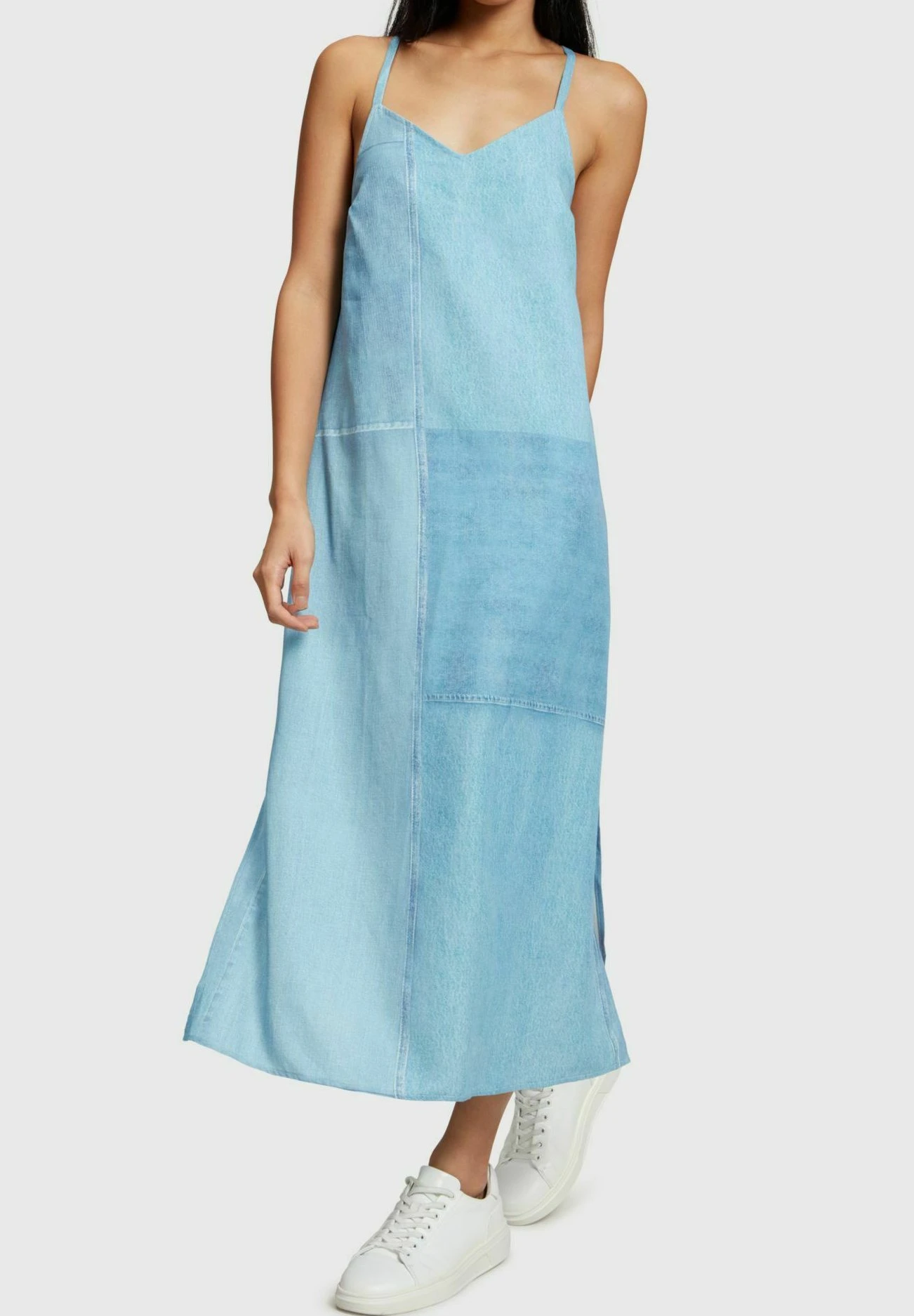 ESPRIT Mit Denim Allover Print - Spijkerjurk - Blue Medium Washed New 1 ESPRIT Mit Denim Allover Print - Spijkerjurk - Blue Medium Washed New