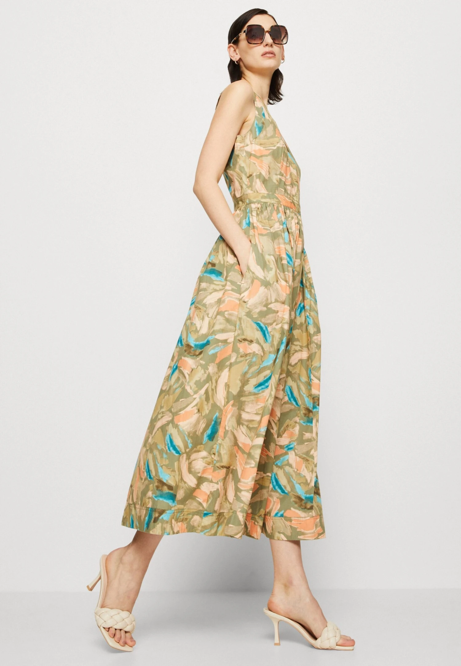 ESPRIT Dress - Jurk - Light Khaki 4 ESPRIT Dress - Jurk - Light Khaki - Afbeelding 4