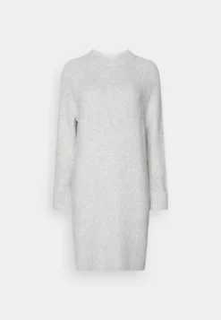 ESPRIT Dress - Gebreide Jurk - Light Grey