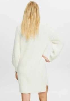 ESPRIT Flat - Gebreide Jurk - Off White -Esprit 39d2dad557074f5e89ede5a486cc6a7c